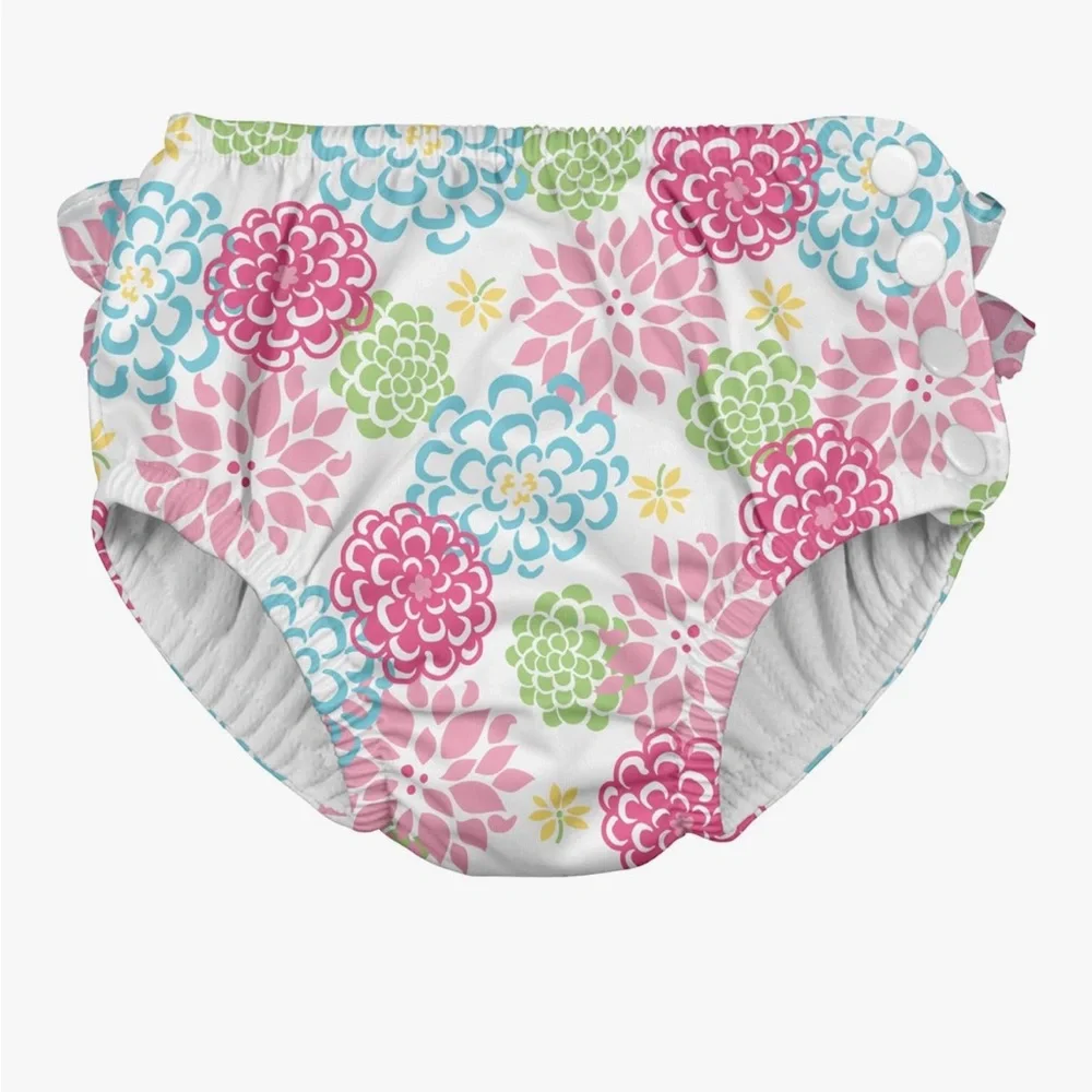 Colorful Floral Swim Diaper for Kids